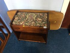 Bench seat and a folding occasional table