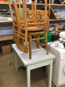 1960's kitchen table and four chairs