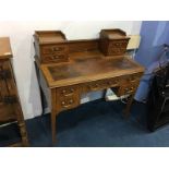 Edwardian mahogany desk