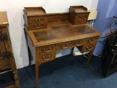 Edwardian mahogany desk