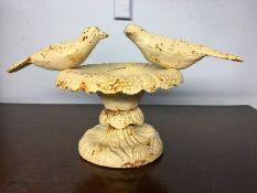 Cast iron bird bath