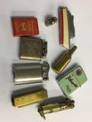 Collection of assorted lighters