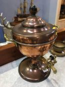 Copper samovar