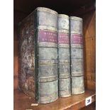History of England, Hume and Smollett, 3 volumes
