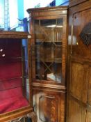 Good quality Chapmans mahogany corner cabinet