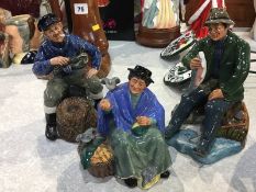 Three Royal Doulton figures