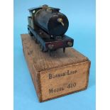 A Bowman locomotive No 410, with box and instructions