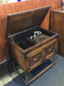 Gramophone in stand alone cabinet