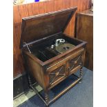 Gramophone in stand alone cabinet