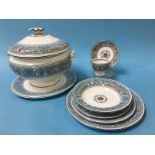 A very large Wedgwood 'Florentine Turquoise' service, comprising 60 pieces back stamp Black and