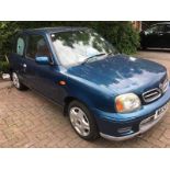 Nissan Micra Tempest, 998cc, petrol, first registered in 01/09/2002, number of former owners 1,