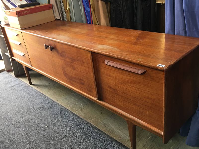 A Youngers teak sideboard, 213cm length