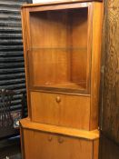 Teak corner unit