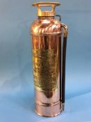 Copper fire extinguisher