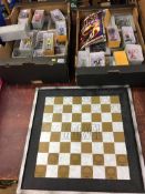 A Marvel chess set