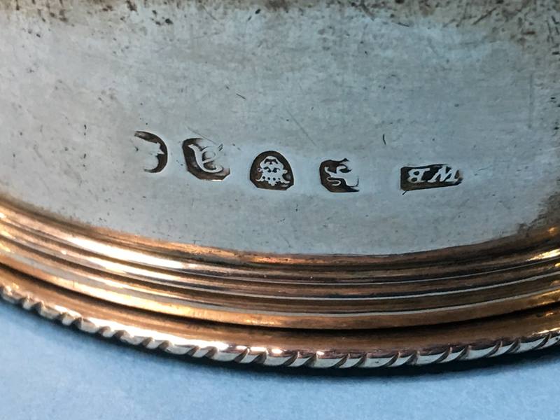 A Georgian silver wine funnel, London 1816, makers marks William Barrett II - Image 3 of 3