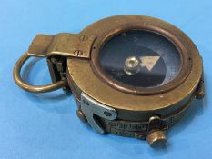 A First World War brass Compass.