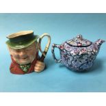 A Ringtons Chintz teapot and a Beswick character jug