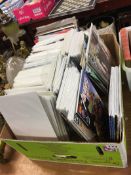 Box of DC and Marvel comics