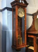 A good quality mahogany double weight regulator wall clock by Forbes of Liverpool