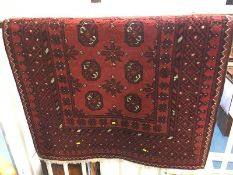 A modern Bokhara rug