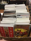 A large box of DC comics