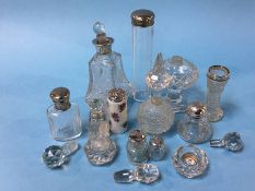 Tray of dressing table bottles