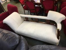 An Edwardian chaise longue