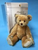 A boxed modern Steiff bear