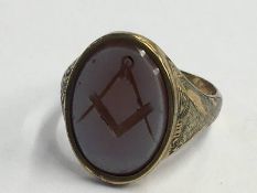 Masonic signet ring