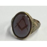 Masonic signet ring