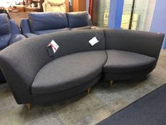 A Conran 'Love' seat and matching 'Chaperon' seat (as new)