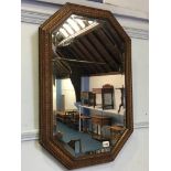 Oak framed mirror