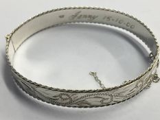 Silver bangle