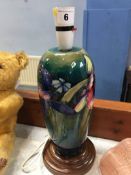 Moorcroft table lamp