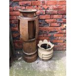 Two chimney pots