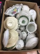 Part Crown Derby tea set etc.