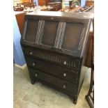 Oak bureau