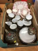 Denby and a Shelley tea set