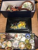 Various trays and a box of assorted