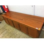 Teak blanket box