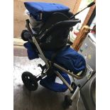 A Maxi Cosy 'Quinny' pushchair and car seat (as new)