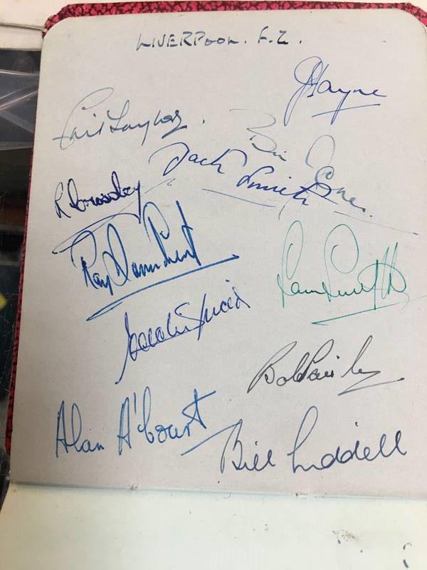 An autograph book to include Blackpool, Stan Mortenson, Manchester United, Arsenal, Liverpool, - Image 10 of 10