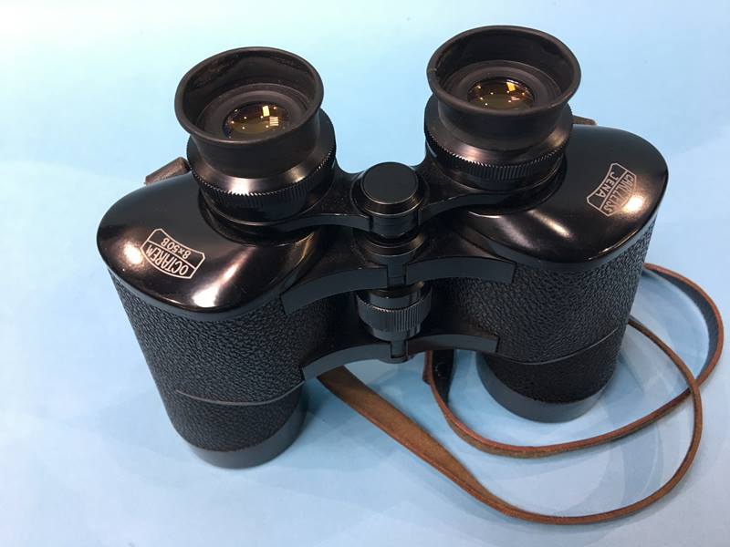Pair of Carl Zeiss Jena Oztarem 8x50 B binoculars and leather case - Image 3 of 4