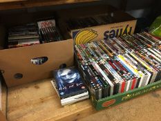 Quantity of DVDs and games