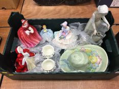 Various Royal Doulton figures etc.