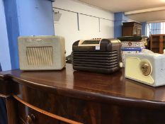 Three vintage radios