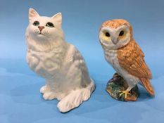 A Beswick Cat and an Owl