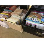 Four boxes of assorted Annuals; Broons etc.