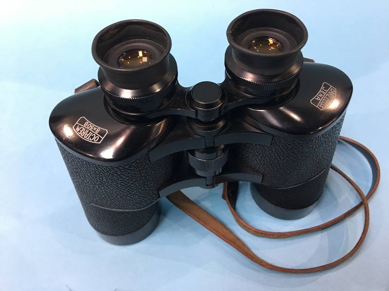 Pair of Carl Zeiss Jena Oztarem 8x50 B binoculars and leather case - Image 4 of 4